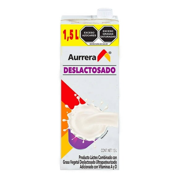 Producto lácteo combinado Aurrera deslactosado 1.5 l