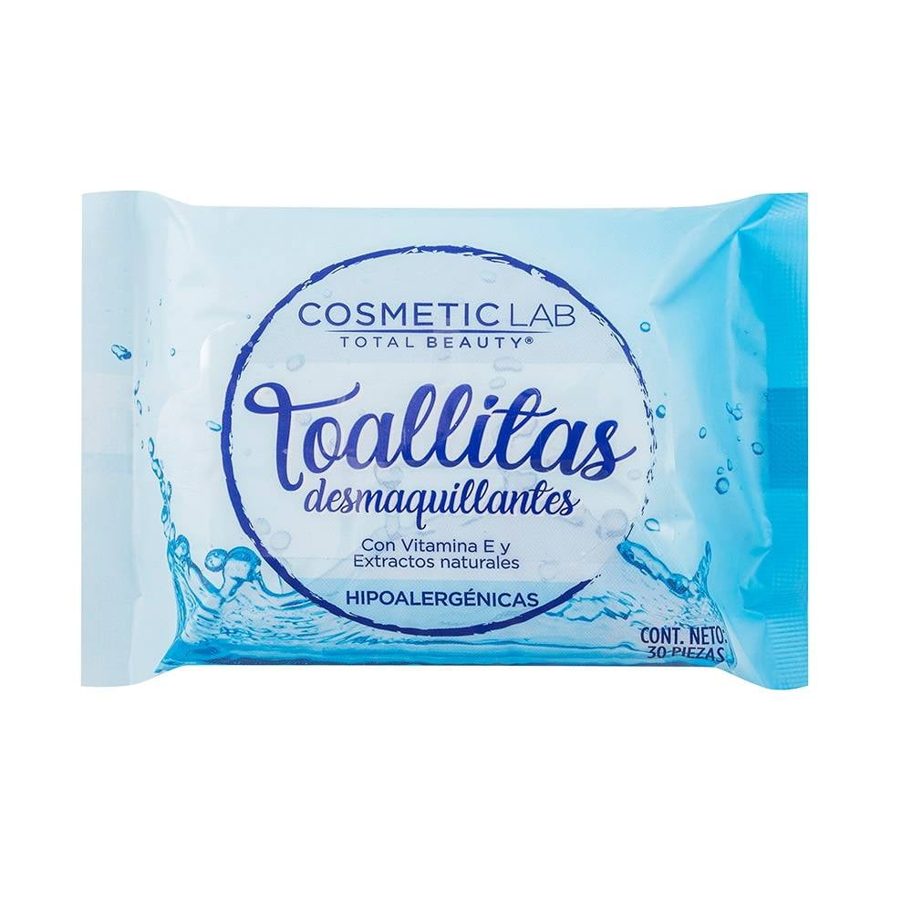 Toallitas Desmaquillantes Cosmetic Lab Hipoalerg Nicas Pzas Walmart