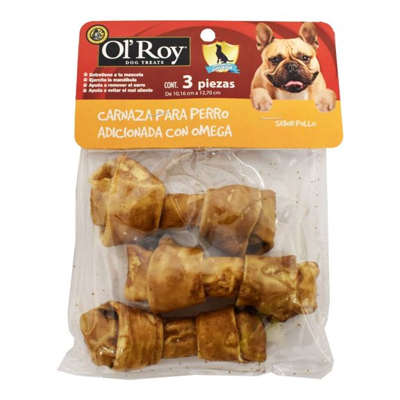 Carnaza Para Perro Ol'Roy Sabor Pollo 3 Piezas