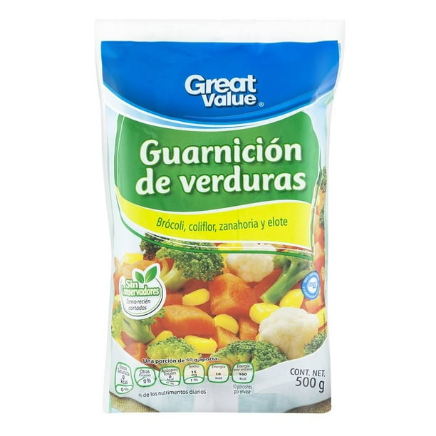 Verduras congeladas Great Value guarnición 500 g