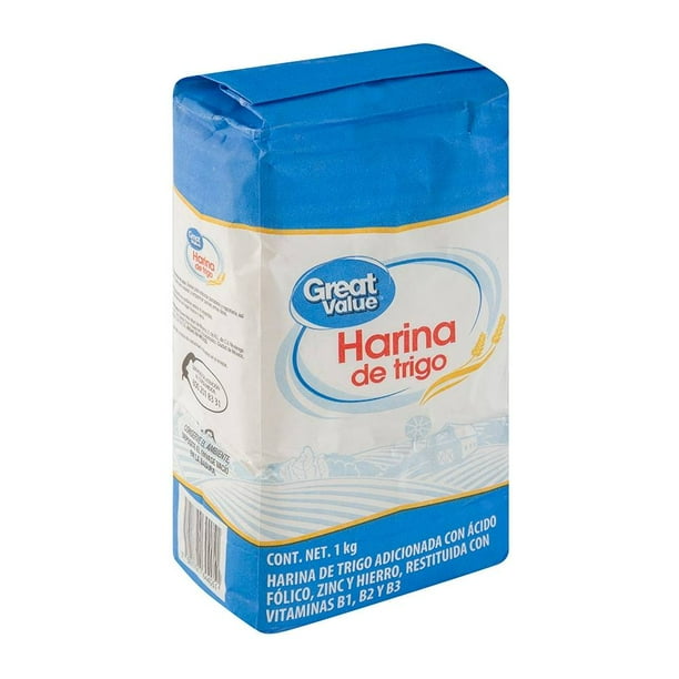 Harina de trigo Great Value 1 kg