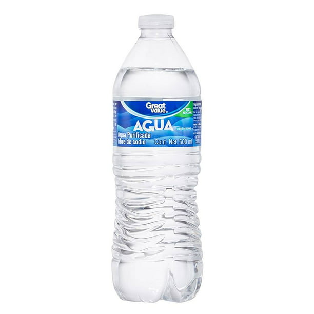 Agua Great Value 500 ml