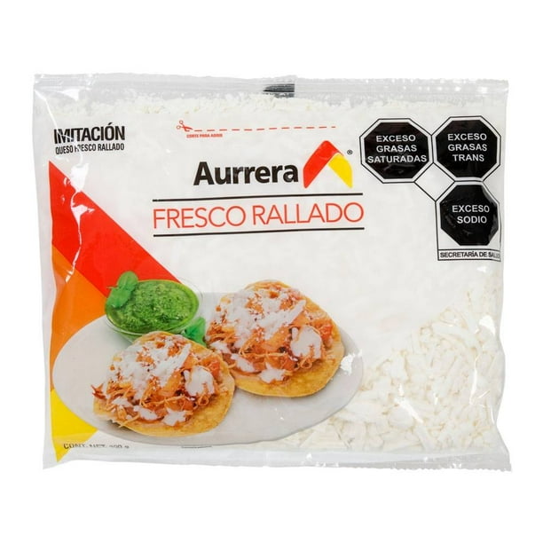 Imitación queso fresco Aurrera rallado 400 g