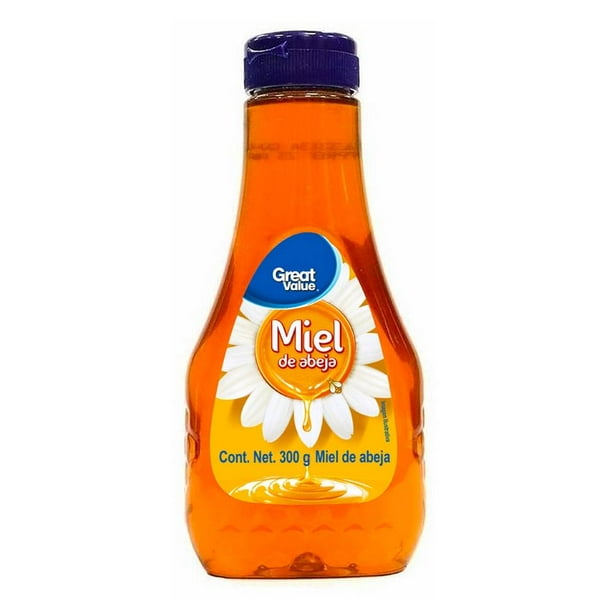 Miel de abeja Great Value líquida 300 g