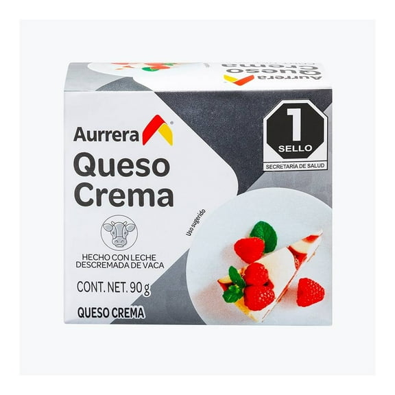 Queso crema Aurrera 90 g