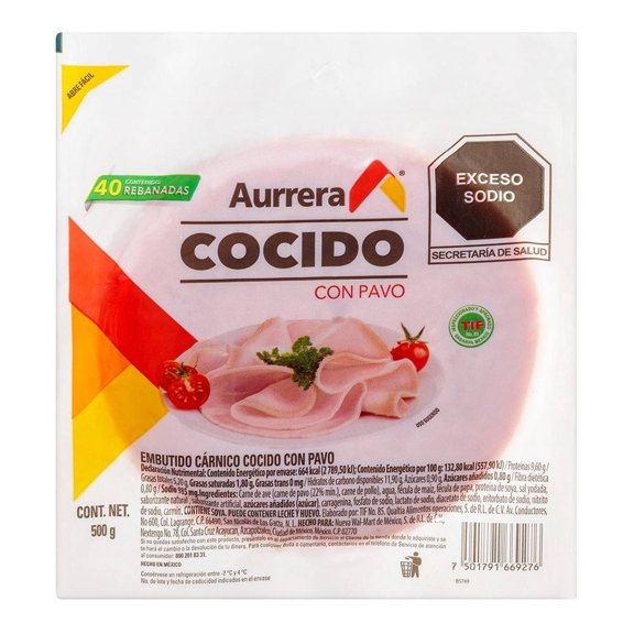 Cocido Aurrera con pavo 500 g