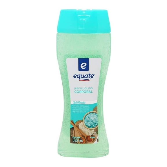 Jabón líquido Equate corporal exfoliante 355 ml