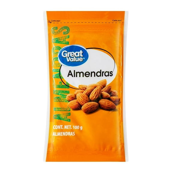 Almendras Great Value 100 g