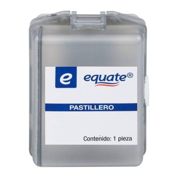 Pastillero de plástico Equate 1 pza