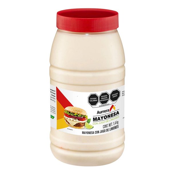 Mayonesa Aurrera con jugo de limones 1.4 kg