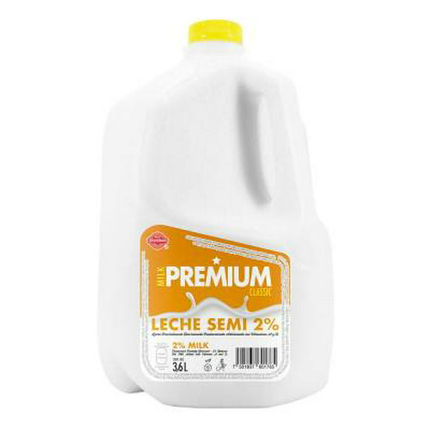 Leche Premium fresca semi descremada 2% 3.6 l