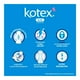 thumbnail image 4 of Toallas femeninas Kotex Slim ultradelgada con alas flujo moderado 14 piezas, 4 of 4