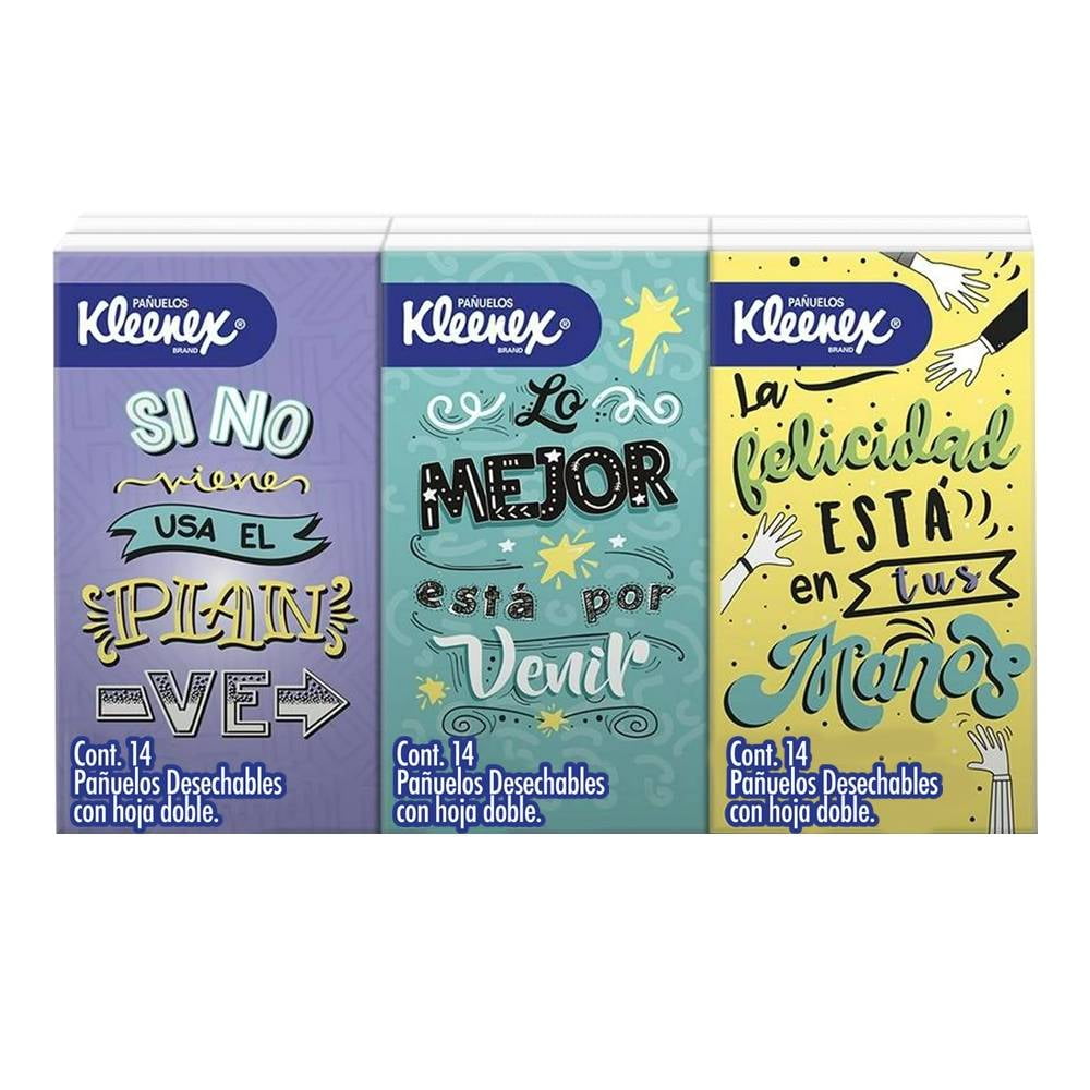 Kleenex Cold Care Pañuelos Faciales Anti-viral, Sellapack Con 14 Piezas De  Doble Hoja : : Salud y Cuidado Personal