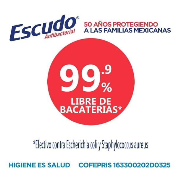 Toallitas Desinfectantes Escudo Con 50 Toallas Elimina 99.9%