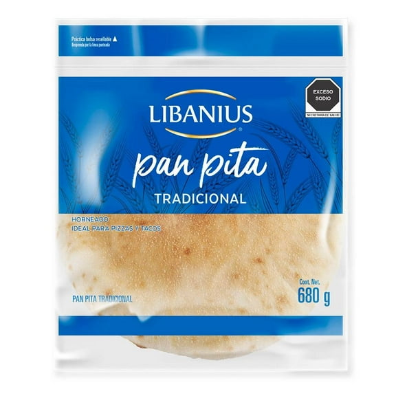 Pan pita Libanius tradicional 680 g