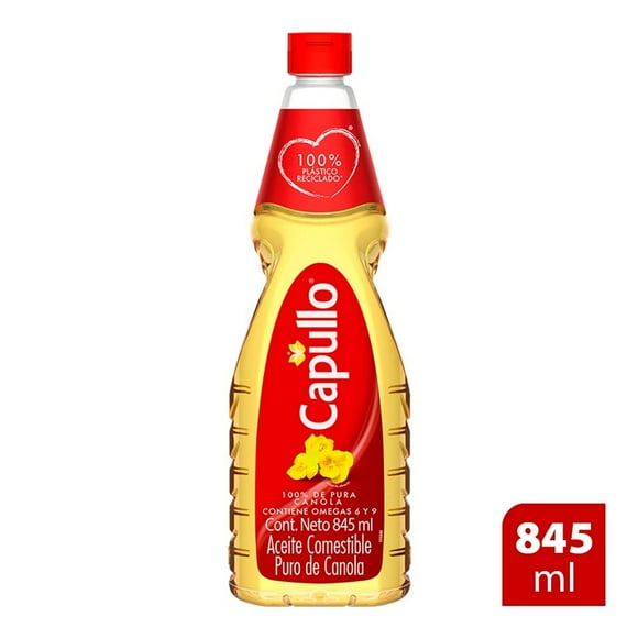 Aceite Capullo puro de canola 845 ml