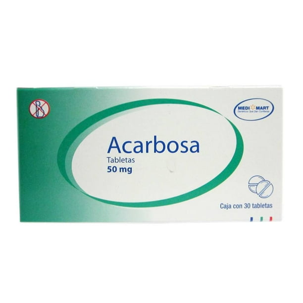 Acarbosa Medimart 50 mg  30 tabletas