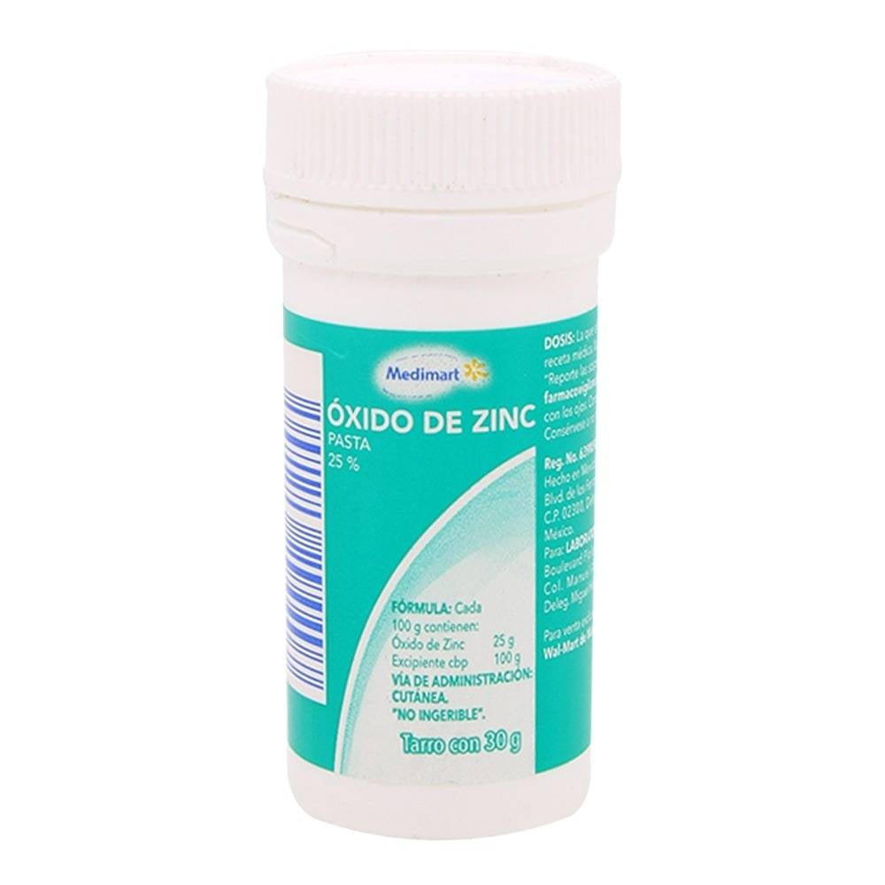 Óxido de zinc Medimart pasta 25%, 30 g
