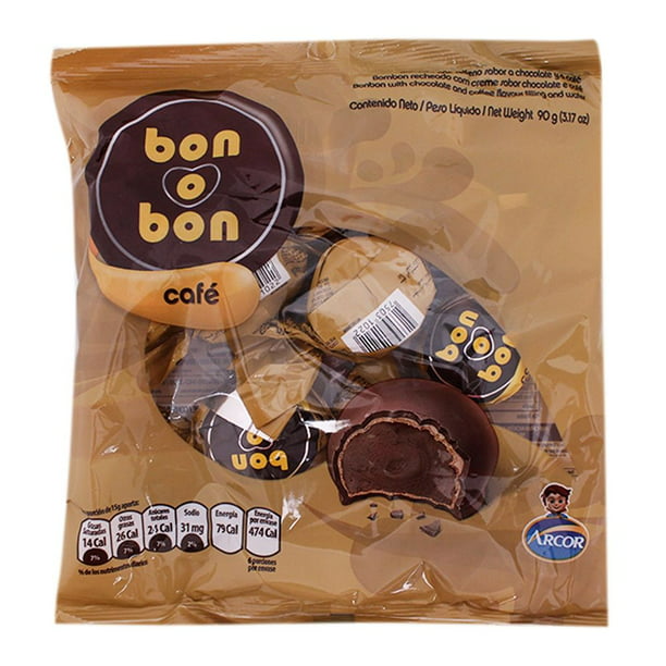 Chocolate Bon O Bon Café 4 Piezas