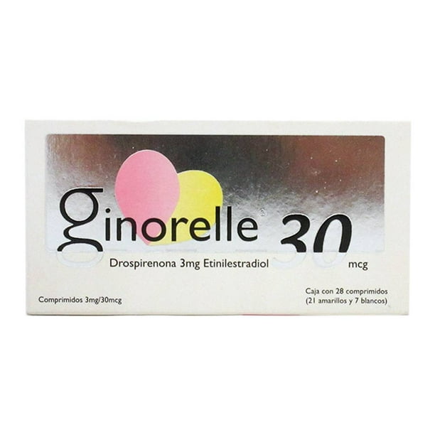 Ginorelle 30 3mg/30 mcg 28 comprimidos