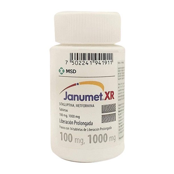 Janumet Xr 100 Mg1000 Mg 14 Tabletas De Liberación Prolongada Walmart 4187