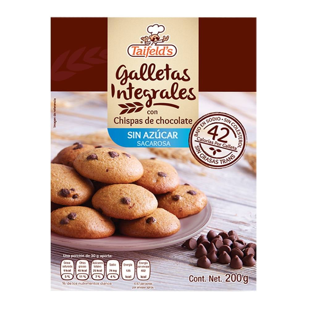 Galletas Taifelds Integrales Con Chispas De Chocolate 200 G Walmart 0480
