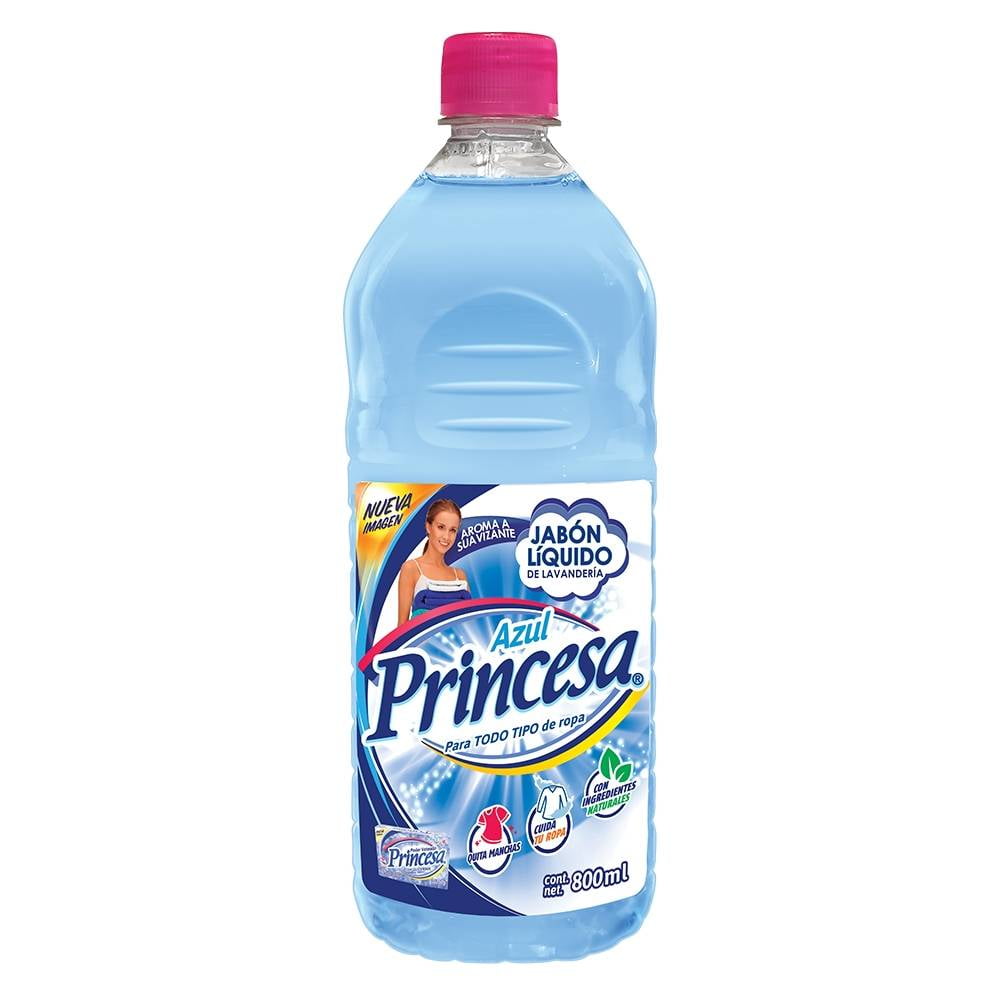 abogado Culpable Monet Jabón liquido Princesa azul de lavandería 800 ml | Walmart