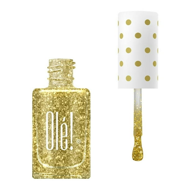 Esmalte para uñas Olé! dorado brillante 15 ml | Walmart