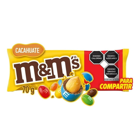 Chocolate M&Ms Peanut de cacahuate 70 g