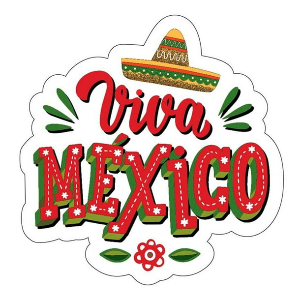 Letrero Viva México Multicolor 65204 Walmart 