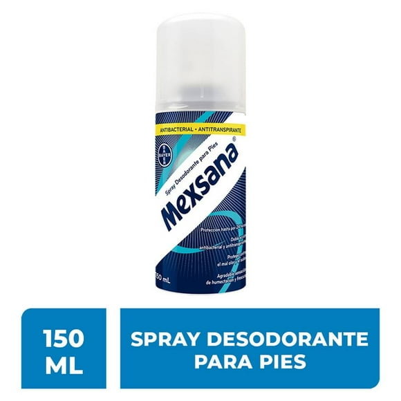 Desodorante para pies Mexsana en spray antibacterial antitranspirante 150 ml