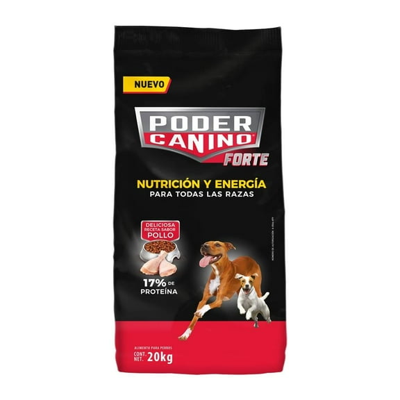 Alimento para Perro Poder Canino Forte Todas las Razas Sabor Pollo 20 kg