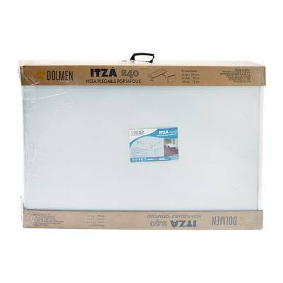 Mesa Plegable Dolmen Portátil Verona 2.40 m Blanco