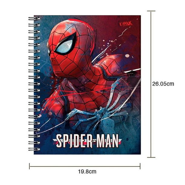 Portada de cuaderno spiderman