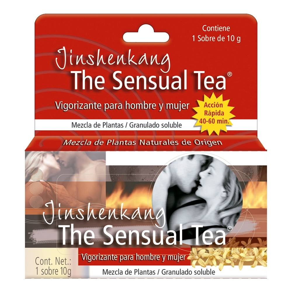 Té vigorizante The Sensual Tea para hombre y mujer granulado soluble 10 g