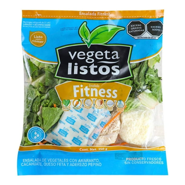 Ensalada Fitness Vegetalistos 250 G Walmart 3770