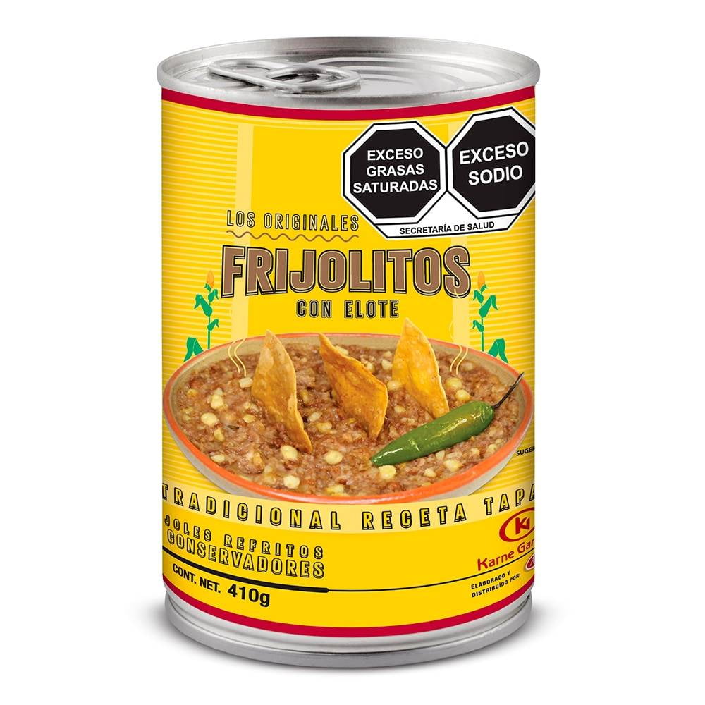 Frijoles refritos Avilés Karne Garibaldi con elote 420 g | Walmart
