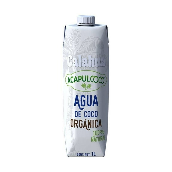 Agua de coco Calahua Acapulcoco orgánica 1 l