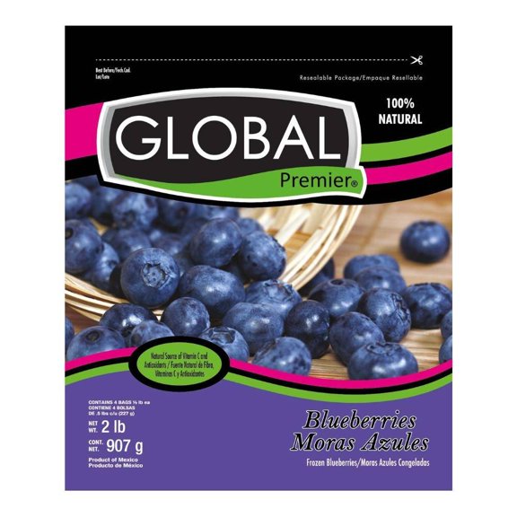 Moras azules Global Premier congeladas 907 g