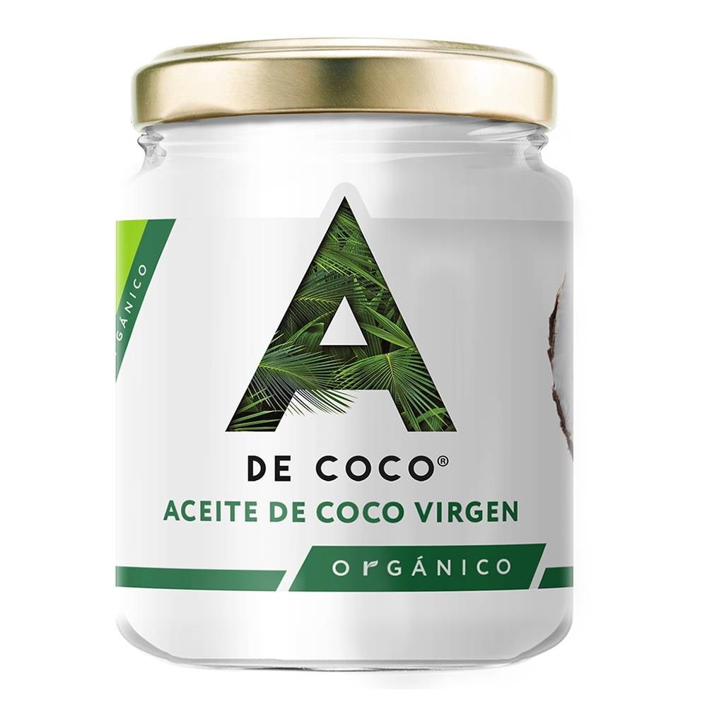 Aceite de coco A de Coco orgánico extra virgen 420 ml