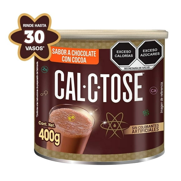 Chocolate en polvo Cal C Tose fortificado 400 g