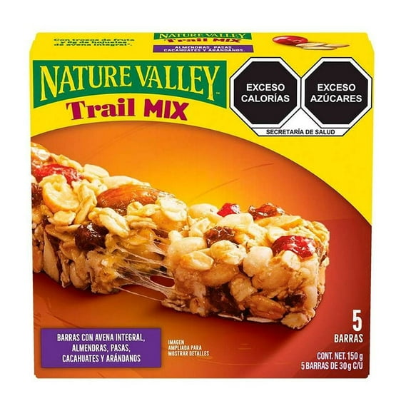 Barras de granola Nature Valley Trail Mix 5 pzs