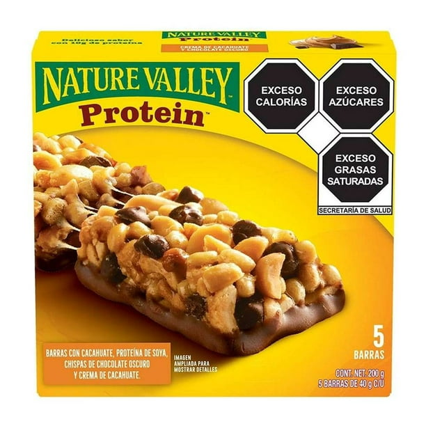 Barras de granola Nature Valley protein chocolate 5 pzs