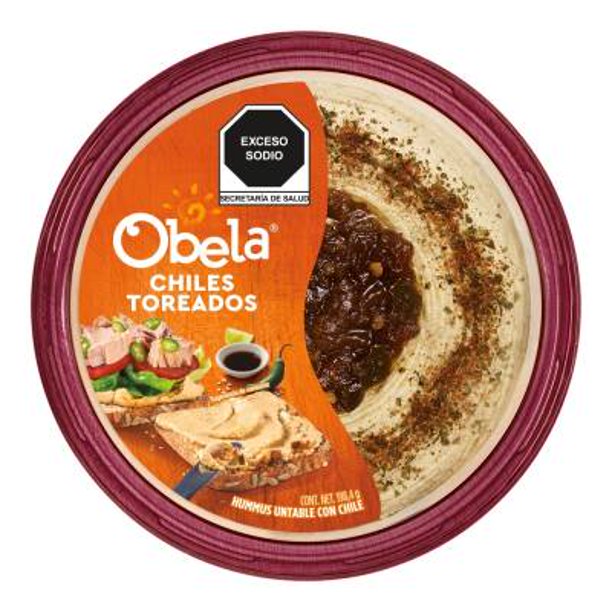 Hummus Obela chiles toreados 198.4 g