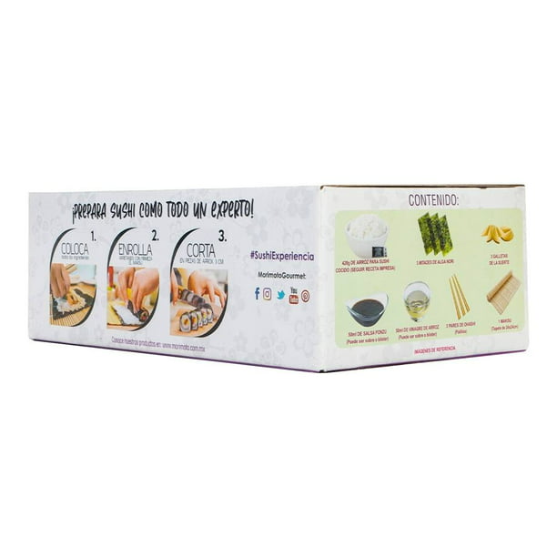 2 Kit De Sushi + Arroz Algas Wasabi Gari - g a $50