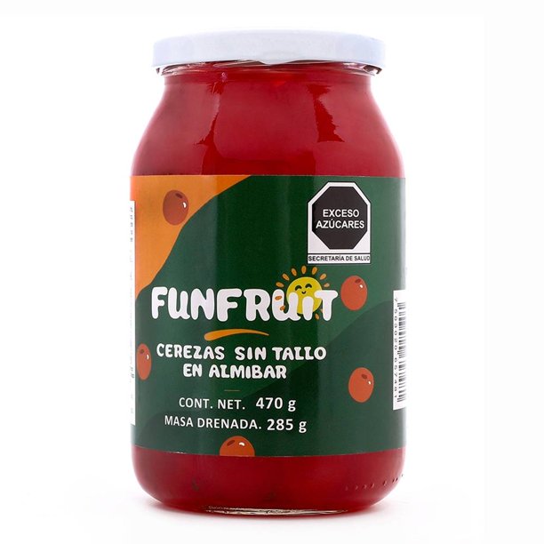 Cerezas rojas Fun Fruit sin tallo 470 g