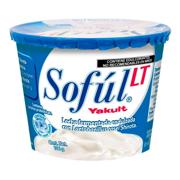 Leche fermentada Yakult Sofúl LT natural 106 g