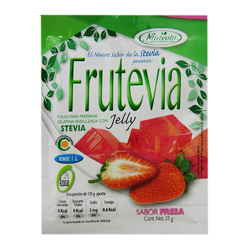 Gelatina sabor Frutilla con Stevia
