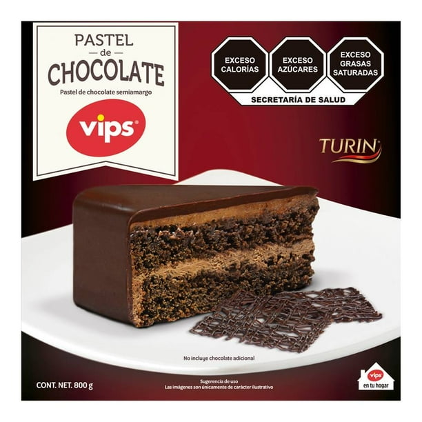 Pastel de chocolate Vips Turín semiamargo 800 g