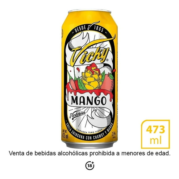 Cerveza Victoria mango 473 ml